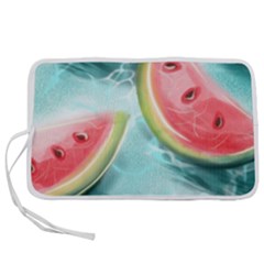 Watermelon Fruit Juicy Summer Heat Pen Storage Case (l) by uniart180623