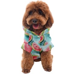 Watermelon Fruit Juicy Summer Heat Dog Coat by uniart180623