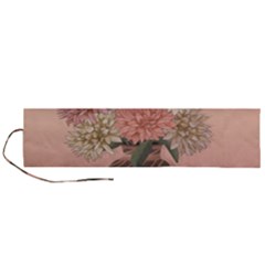 Flowers Vase Rose Plant Vintage Roll Up Canvas Pencil Holder (l) by uniart180623