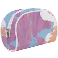 Pink Mountains Grand Canyon Psychedelic Mountain Make Up Case (large) by uniart180623