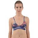 Adventure Psychedelic Mountain Wrap Around Bikini Top View1