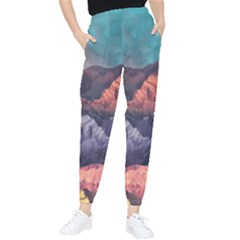 Adventure Psychedelic Mountain Women s Tapered Pants by uniart180623