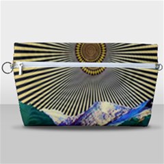 Surreal Art Psychadelic Mountain Handbag Organizer by uniart180623