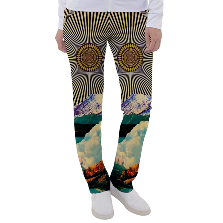 Surreal Art Psychadelic Mountain Women s Casual Pants