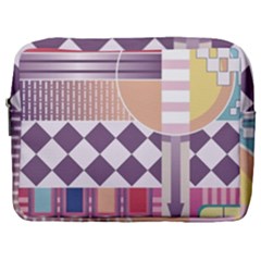 Abstract Shapes Colors Gradient Make Up Pouch (large) by pakminggu