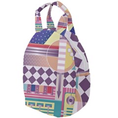 Abstract Shapes Colors Gradient Travel Backpack by pakminggu