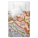 Vintage World Map Europe Globe Country State Duvet Cover Double Side (Single Size) View1