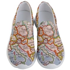 Vintage World Map Europe Globe Country State Men s Lightweight Slip Ons by Grandong