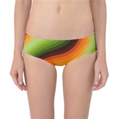 Swirl Abstract Twirl Wavy Wave Pattern Classic Bikini Bottoms by pakminggu