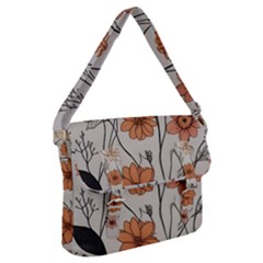 Flowers Pattern Plant Buckle Messenger Bag by pakminggu