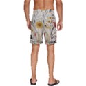 Woman Flower Pattern Men s Beach Shorts View4