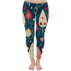 Christmas Tree Pattern Classic Winter Leggings by pakminggu