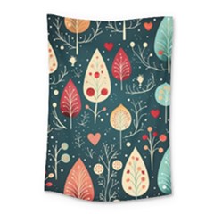 Christmas Tree Pattern Small Tapestry