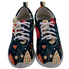 Christmas Tree Pattern Mens Athletic Shoes by pakminggu