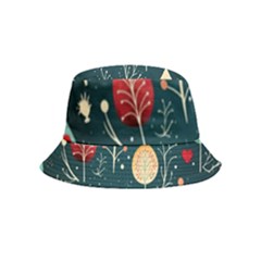 Christmas Tree Pattern Inside Out Bucket Hat (kids)