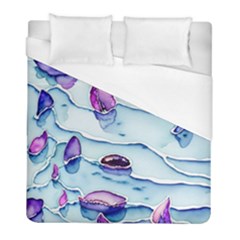 Water Tide Gemstone Duvet Cover (full/ Double Size) by pakminggu