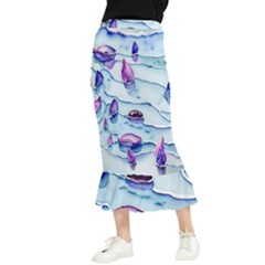 Water Tide Gemstone Maxi Fishtail Chiffon Skirt by pakminggu