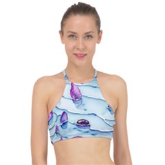 Water Tide Gemstone Halter Bikini Top by pakminggu