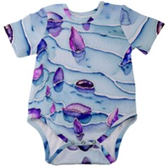 Water Tide Gemstone Baby Short Sleeve Bodysuit by pakminggu