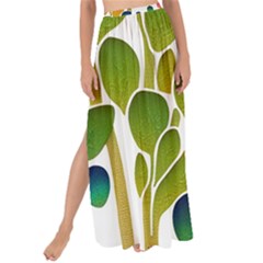 Plants Leaves Colorful Maxi Chiffon Tie-up Sarong by pakminggu