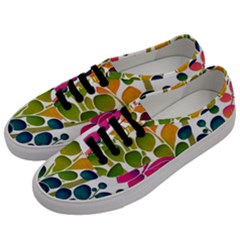 Plants Leaves Colorful Men s Classic Low Top Sneakers by pakminggu