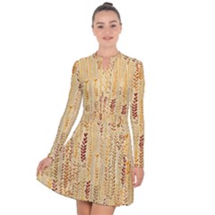 Autumn Nature Fall Long Sleeve Panel Dress by pakminggu