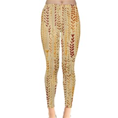 Autumn Nature Fall Inside Out Leggings by pakminggu