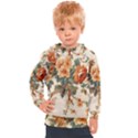 Flowers Leaves Swirl Plant Kids  Hooded Pullover View1