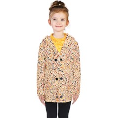 Autumn Leaves Pattern Kids  Double Breasted Button Coat by pakminggu