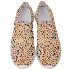 Autumn Leaves Pattern Men s Slip On Sneakers by pakminggu