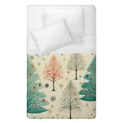 Christmas Tree Duvet Cover (single Size) by pakminggu