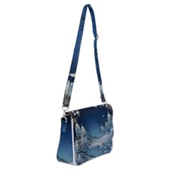 Christmas Night Winter Shoulder Bag With Back Zipper by pakminggu