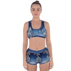 Christmas Night Winter Racerback Boyleg Bikini Set