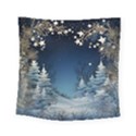 Christmas Night Winter Square Tapestry (Small) View1