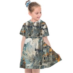 Castle Storm Sea Kids  Sailor Dress by pakminggu