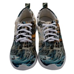 Castle Storm Sea Women Athletic Shoes by pakminggu