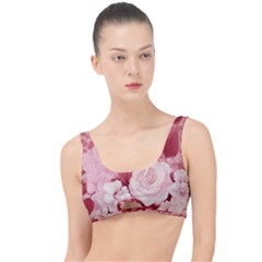 Red Pink Flower Petal Leaves The Little Details Bikini Top by pakminggu