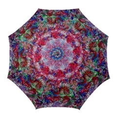 Flow Iv Golf Umbrellas by kaleidomarblingart