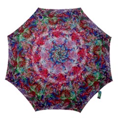 Flow Iv Hook Handle Umbrellas (large) by kaleidomarblingart