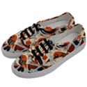 Vintage Birds pattern Men s Classic Low Top Sneakers View2