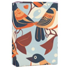 Vintage Birds Pattern Playing Cards Single Design (rectangle) With Custom Box