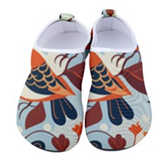 Vintage Birds Pattern Women s Sock-style Water Shoes by Valentinaart