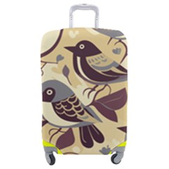 Vintage Birds Pattern Luggage Cover (medium) by Valentinaart