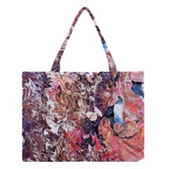 Pour Skin  Medium Tote Bag by kaleidomarblingart