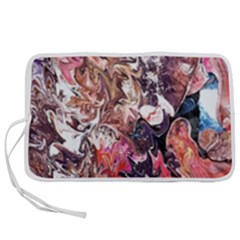 Pour Skin  Pen Storage Case (m) by kaleidomarblingart