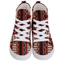 Textile Pattern Abstract Fabric Kids  Hi-Top Skate Sneakers View1