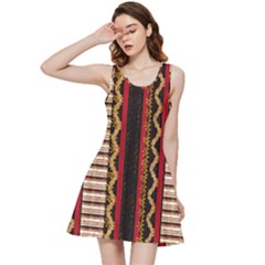 Textile Pattern Abstract Fabric Inside Out Racerback Dress by pakminggu