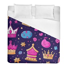 Pattern Royal Crowns Duvet Cover (full/ Double Size) by pakminggu