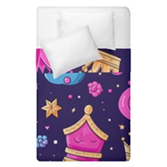 Pattern Royal Crowns Duvet Cover Double Side (single Size) by pakminggu