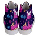 Pattern Royal Crowns Women s Hi-Top Skate Sneakers View4